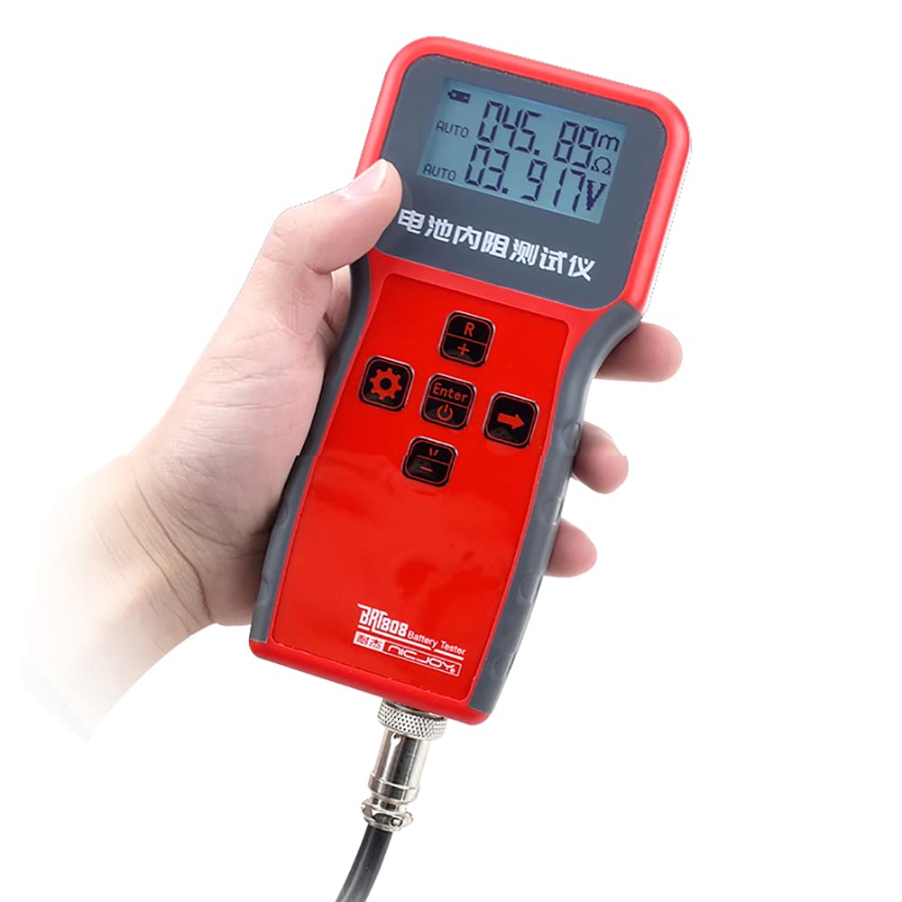 YR1030 High-Precision Lithium Battery Internal Resistance Tester - Professional 18650 Battery Analyzer for DIY, RC Cars, Solar Power & Electric Vehicles
