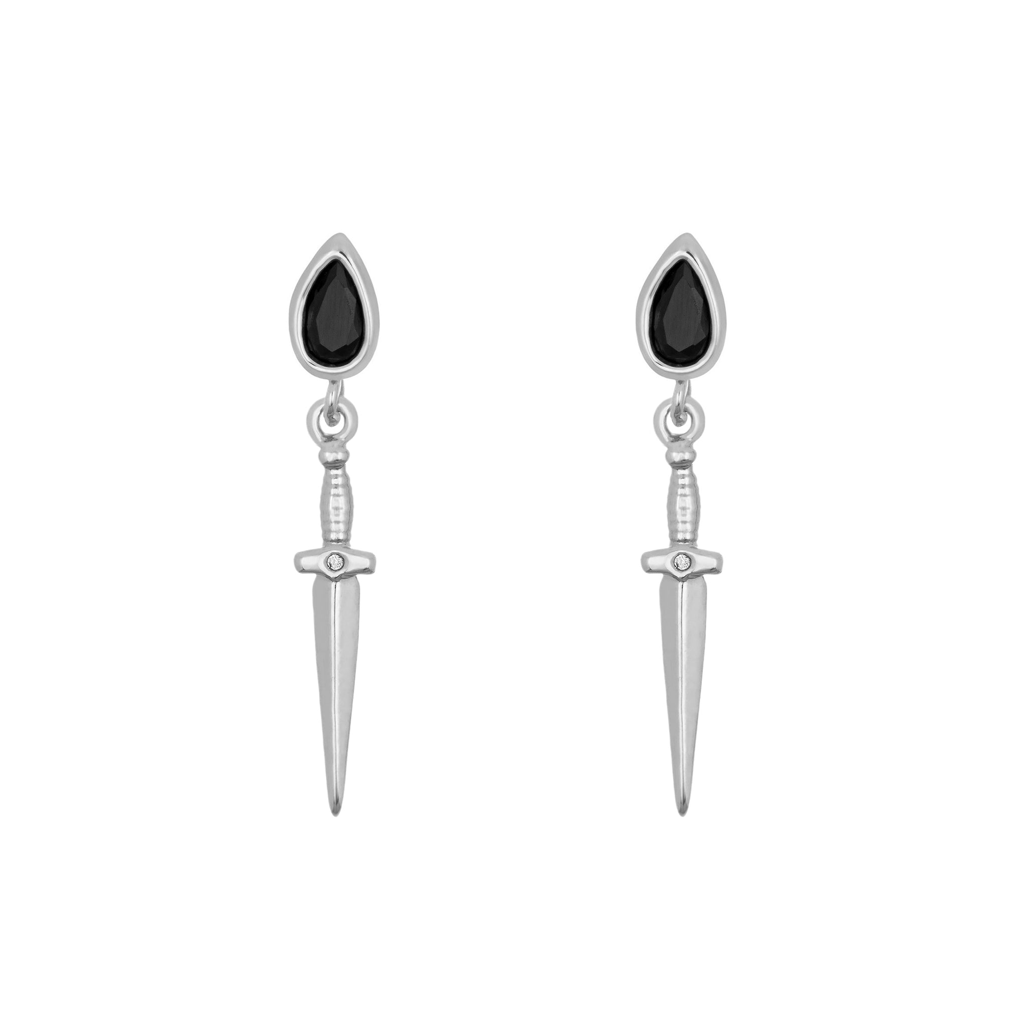 Stylish Dagger Earrings for Women - Gothic Punk Jewelry - Perfect for Halloween, Cosplay & Edgy Fashion Accessories