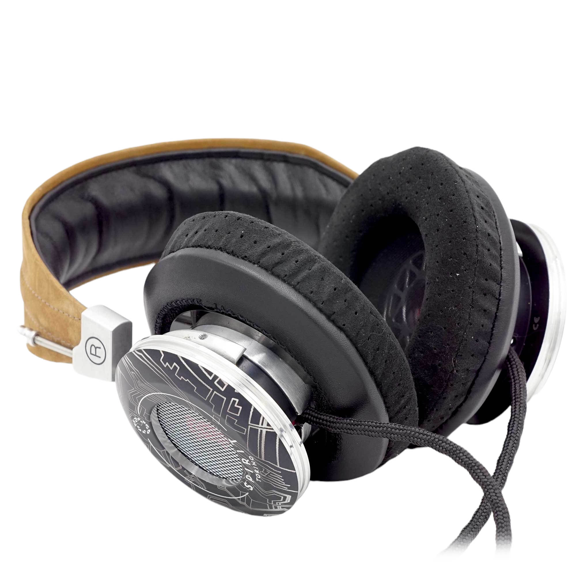 Spirit Torino Twin Pulse 1706 Open-Back Headphones - Premium Audiophile Headphones for Home & Studio Use - Perfect for Music Production, Gaming & Hi-Fi Listening