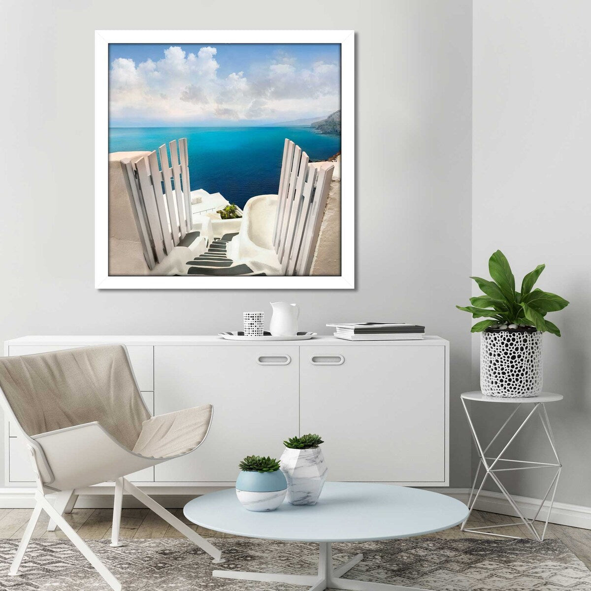 Blue Dreams by Mike Calascibetta - Premium Acrylic Wall Art Print - Modern Home & Office Decor - Perfect for Living Room, Bedroom or Gallery Display