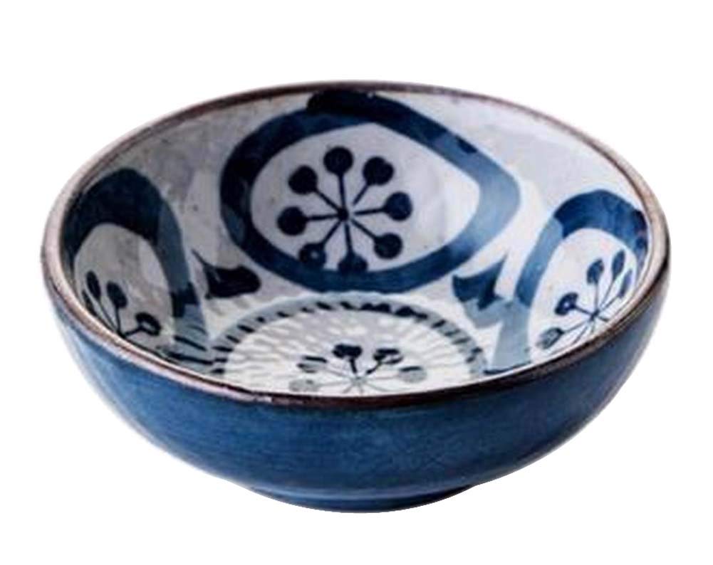 2-Piece Ceramic Seasoning Dishes Set - Small Sauce Bowls for Dipping, Appetizer Plates - Perfect for Serving Condiments, Snacks & Party Food (Style #19) - Ideal for Restaurants, Home Kitchens & Entertaining