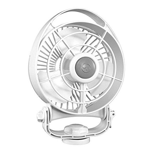 Caframo 748CAWBX 12V 3-Speed 6-Inch White Marine Boat Ventilation Fan - Perfect for Cabin, Galley & Head Air Circulation (Ships from USA)