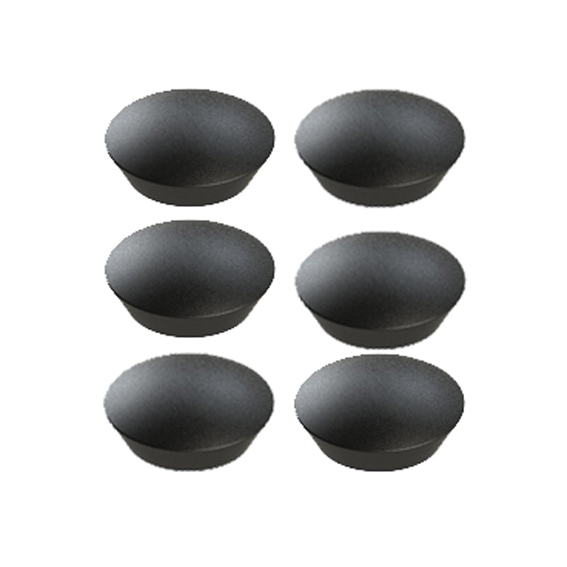 Premium Black Harmony Magnets - Pack of 6 Strong Refrigerator Magnets for Kitchen, Office & Home Organization