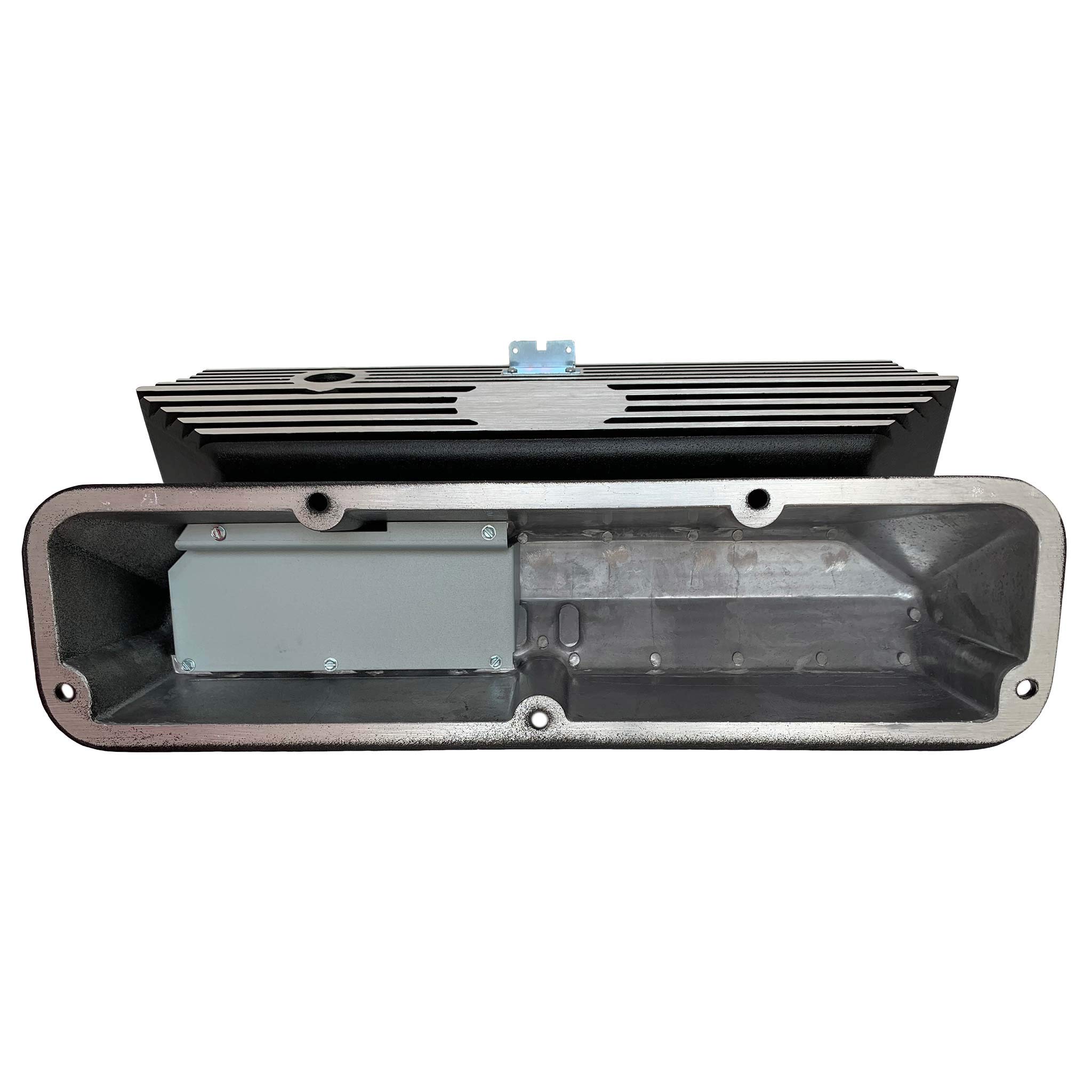 Ford FE 390 Tall Black Die-Cast Aluminum Valve Covers - Compatible with Classic Ford Engines - Perfect for Engine Upgrades & Restoration Projects