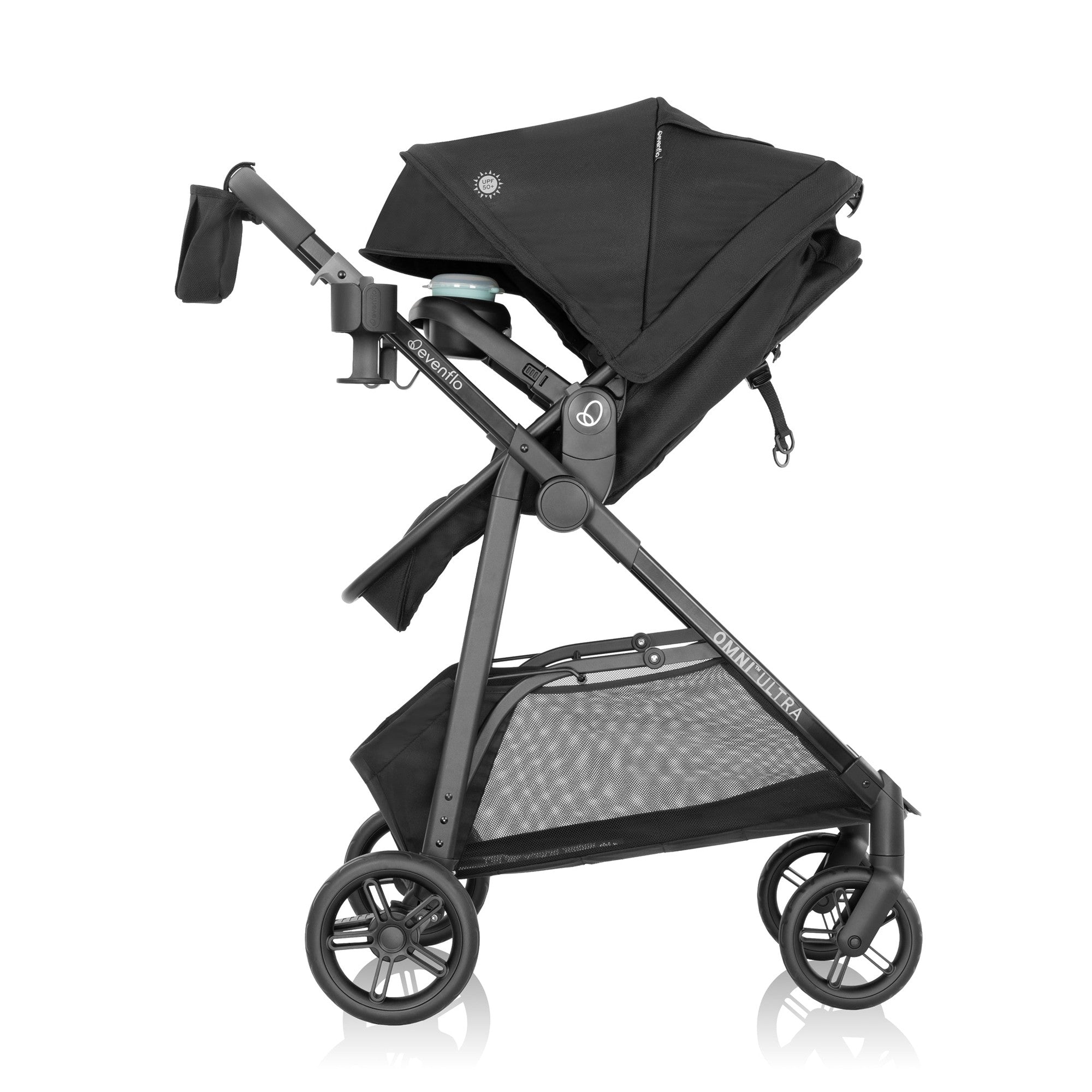 Evenflo Omni Ultra Travel System - Lightweight Stroller & Car Seat Combo for Babies & Toddlers | Perfect for Travel, Shopping, and Everyday Use