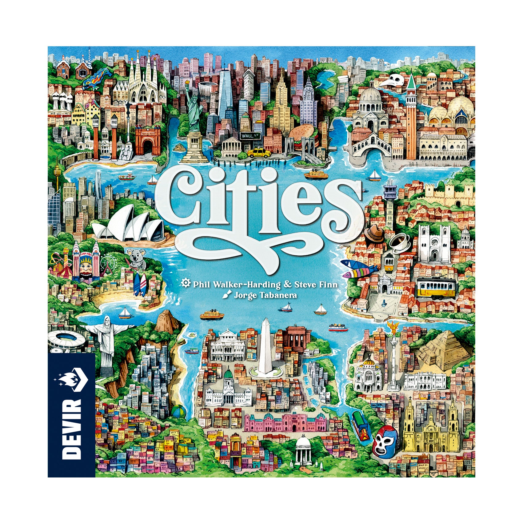 Cities: Ultimate City Building Strategy Board Game for Adults & Families - Fun Urban Planning Simulation for Game Nights & Parties