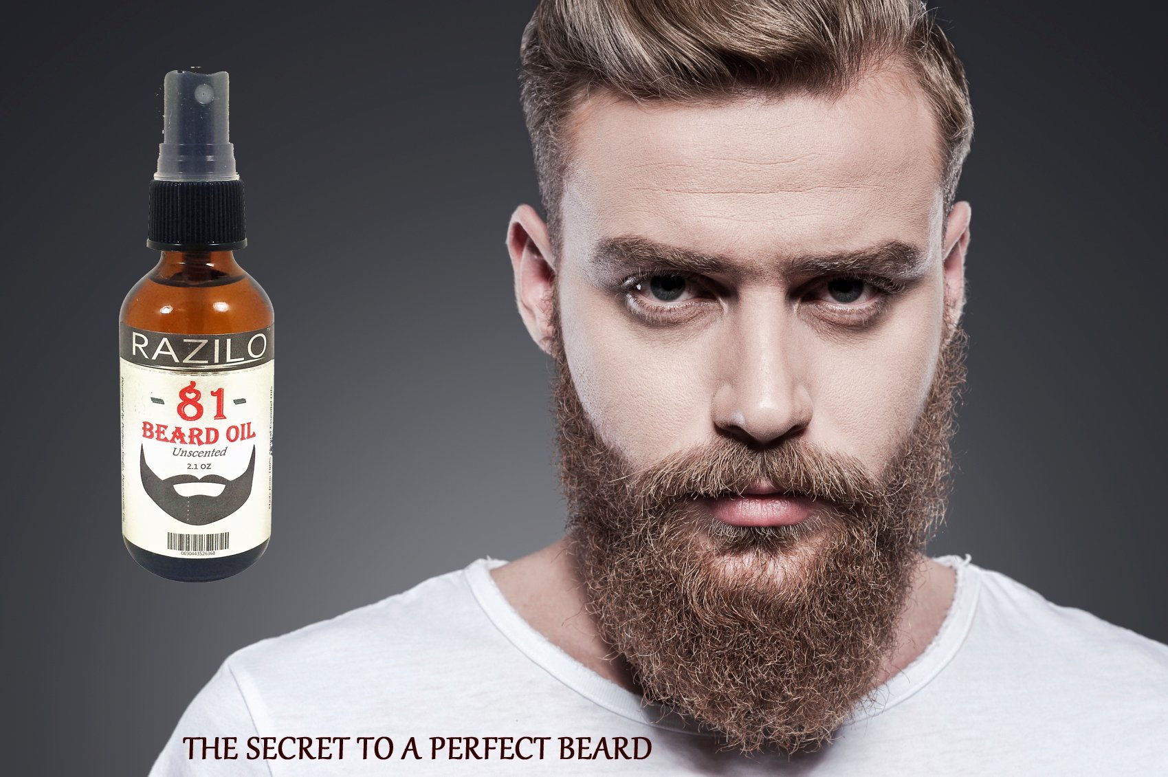81 Unscented Beard Spray Oil - Leave-in Conditioner for Beard & Mustache with Premium Essential Oils | Promotes Healthy Facial Hair Growth & Softens Skin | 2.1oz | Ideal for Daily Grooming & Men's Skincare Routine