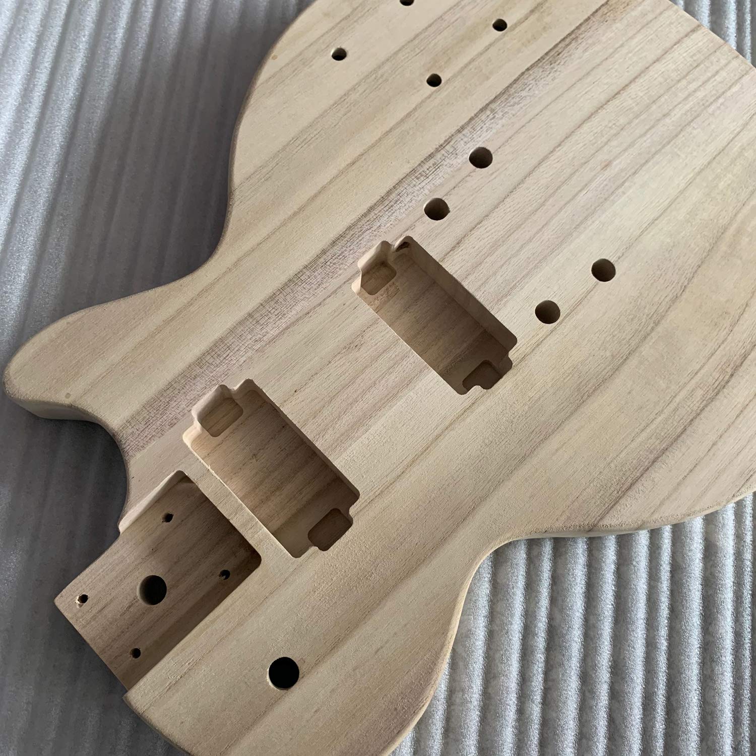 Maple Wood Unfinished Electric Guitar Body Blank for PB Style Bass Guitars - DIY Guitar Parts & Luthier Supplies for Custom Builds & Repairs