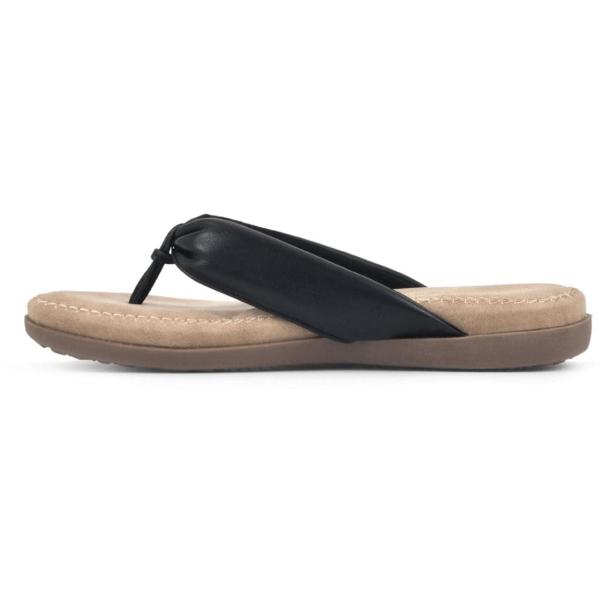 White Mountain Women's Forgiving Flat Sandal - Comfortable for Walking & Travel
