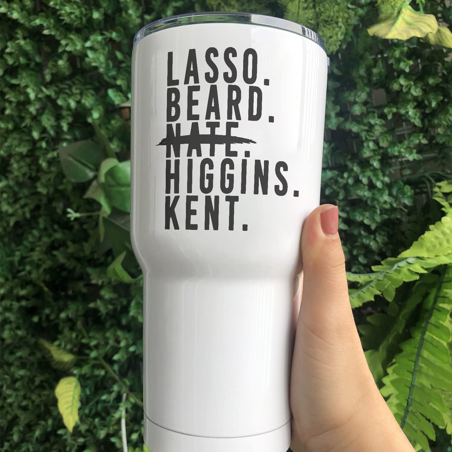 30oz Stainless Steel Travel Tumbler - White Insulated Coffee Cup with Humorous Roy Kent Design - Perfect Gift for Office, Gym & Outdoor Adventures