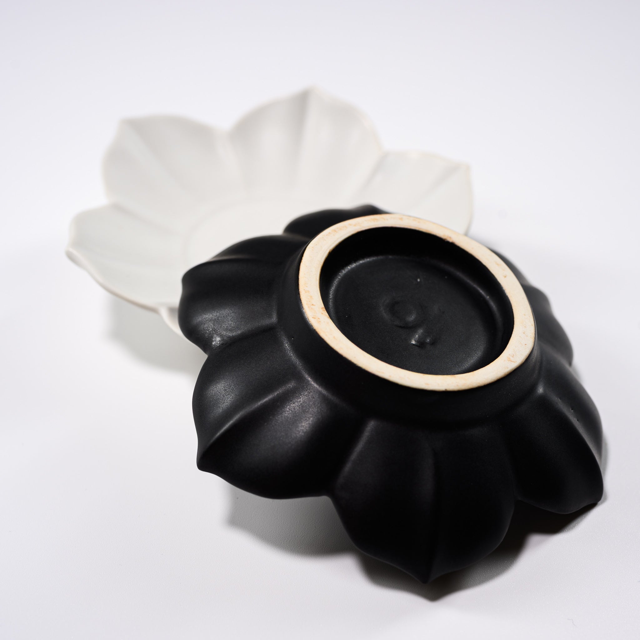 Handmade Usukiyaki Small Dish - Lotus Design Japanese Ceramic Appetizer Plate for Sushi, Soy Sauce & Condiments | Perfect for Home Dining, Gifts & Japanese Cuisine Lovers