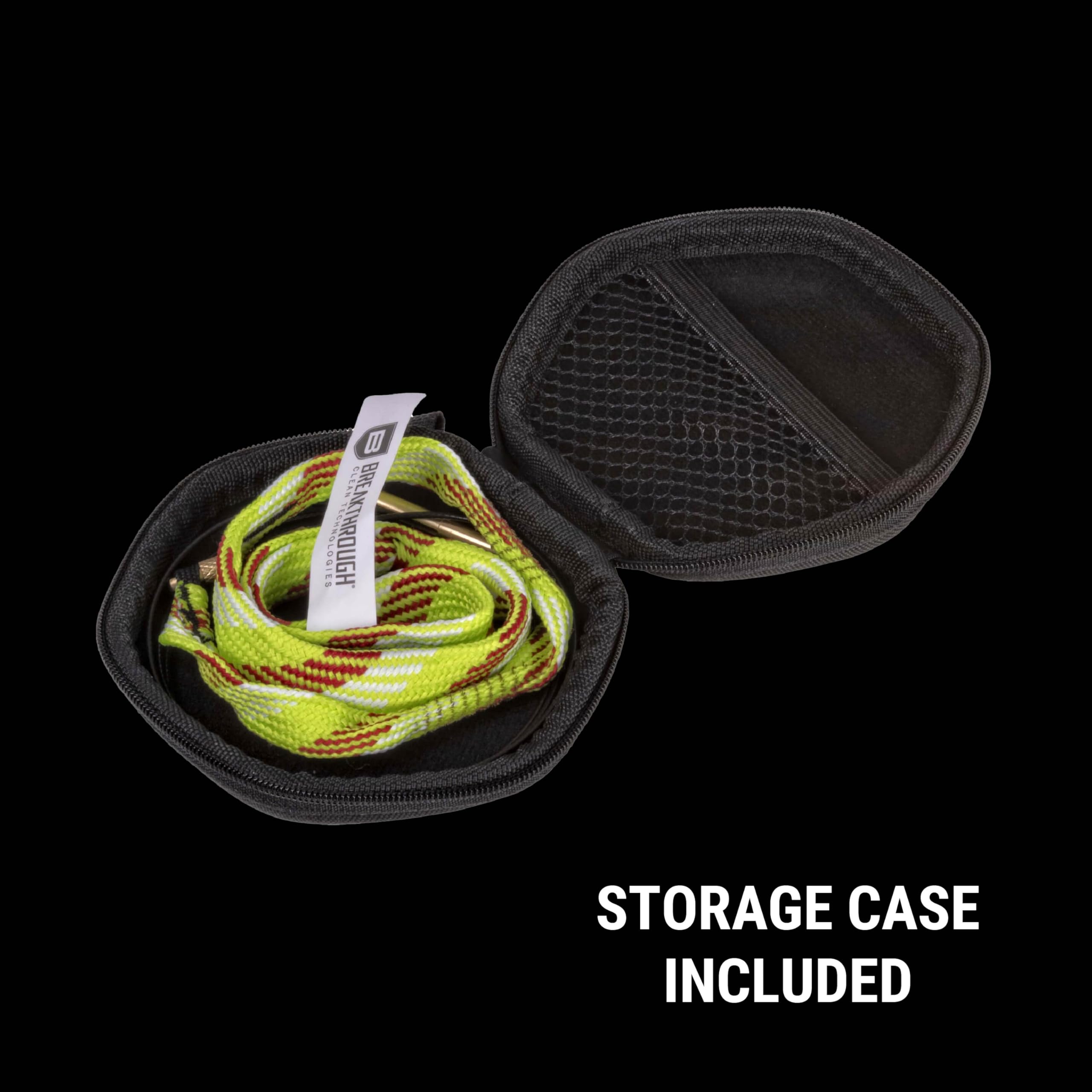 Breakthrough Clean Battle Rope 2.0 Gun Cleaning Kit - Universal for Rifle, Shotgun & Pistol with EVA Case & Brass Handle - Perfect for Firearm Maintenance at Home or Range