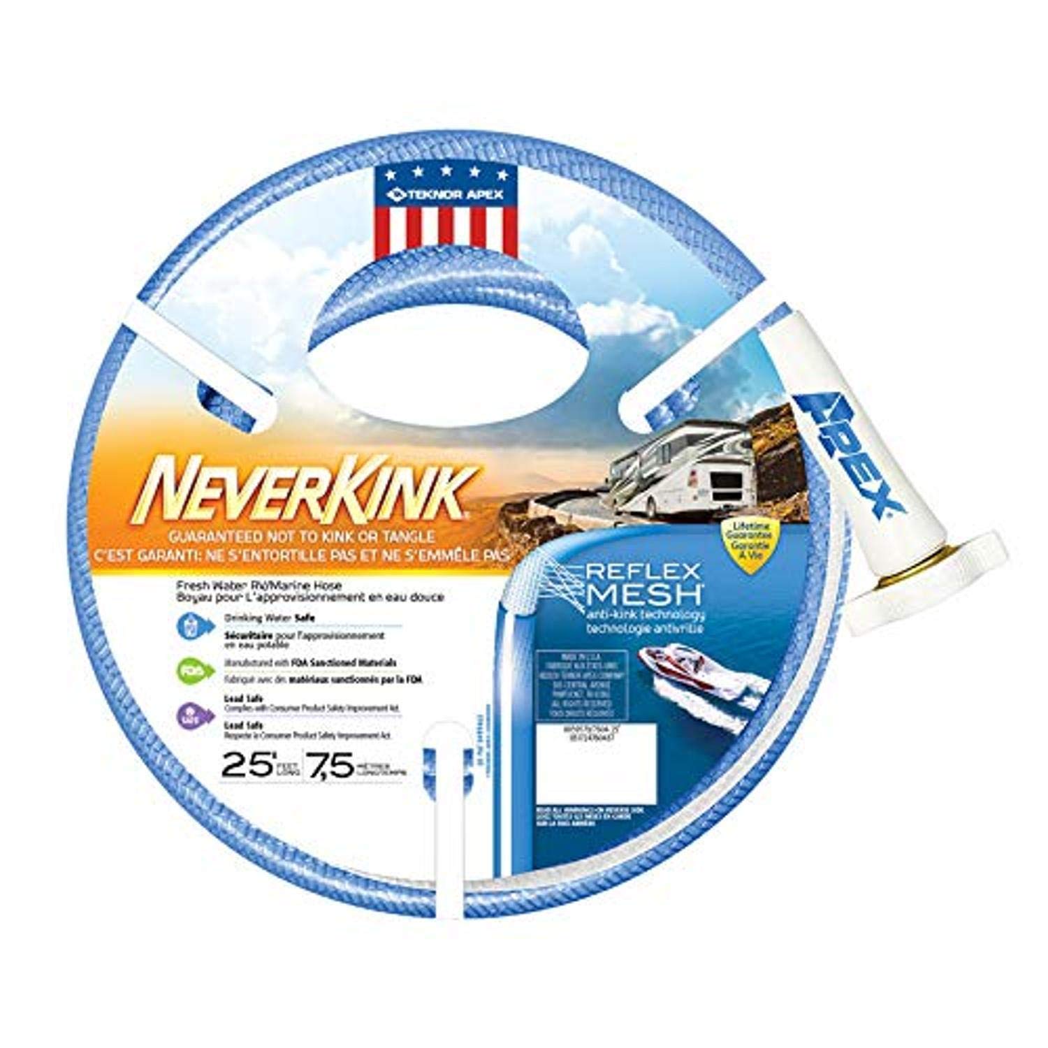 **Teknor Apex 8604-25 NeverKink RV/Marine Water Hose - 5/8