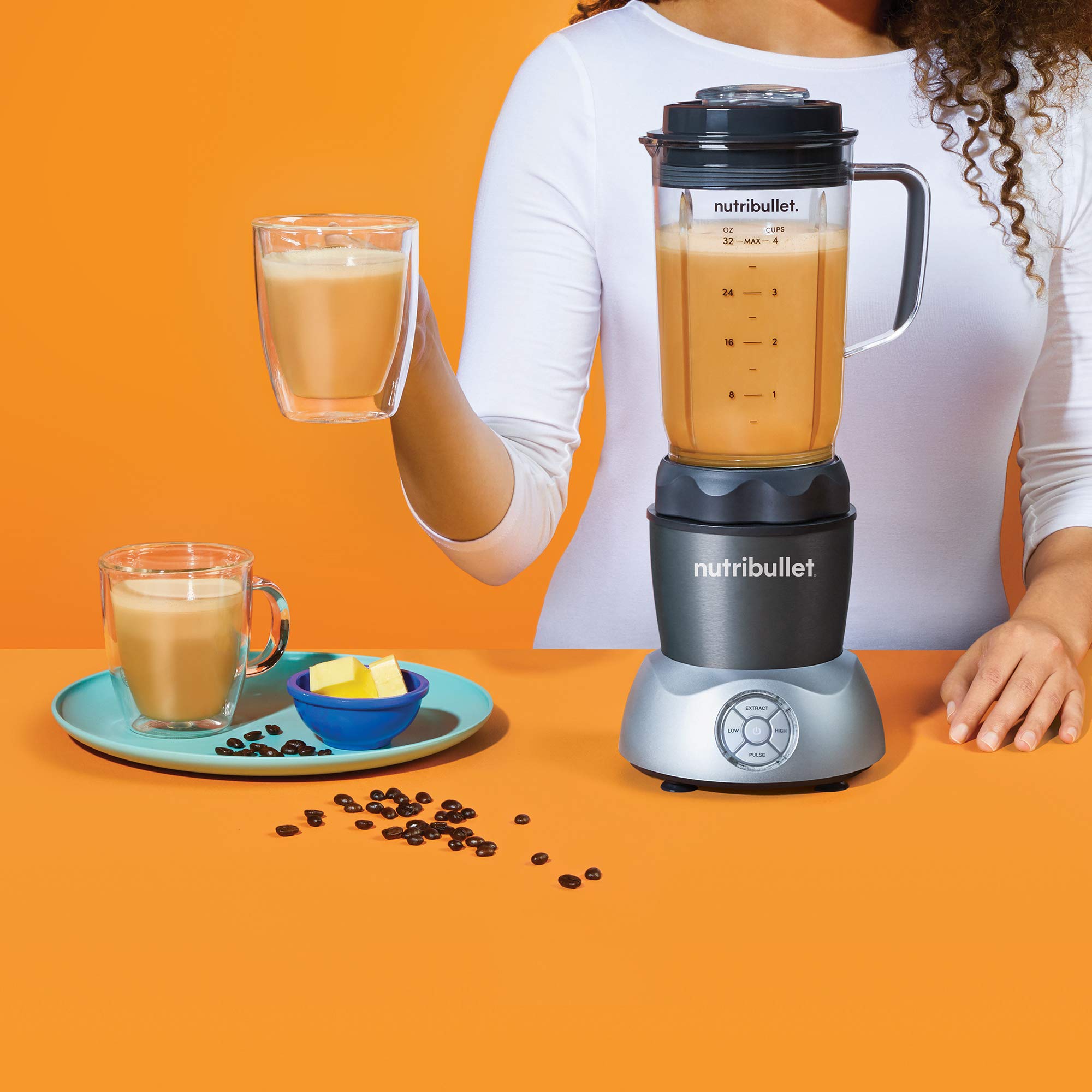 Nutribullet Select 2.0 1000-Watt Personal Blender - Powerful Countertop Blender for Smoothies, Shakes & Meal Prep - Perfect for Healthy Breakfasts, Post-Workout Drinks & Kitchen Blending