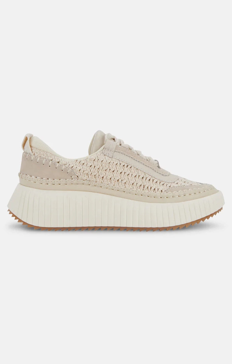 Dolce Vita Dolen Women's Sneakers - Comfortable Casual Walking Shoes in Sandstone Color | Perfect for Everyday Wear, Travel & Running Errands