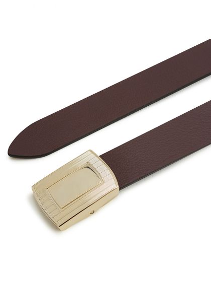 Premium Genuine Nappa Calfskin Leather Belt for Men - Slim & Stylish Dress Belt - Perfect for Business, Office, and Formal Occasions