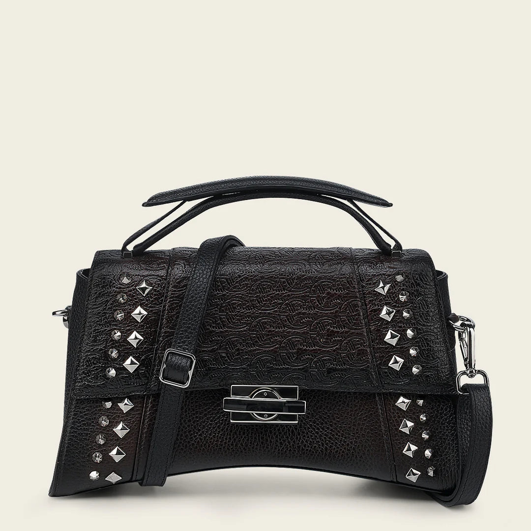 BOD1PRS Women's Casual Fashion Leather Shoulder Bag - Stylish Chocolate Brown Crossbody Purse for Everyday Use, Work & Travel