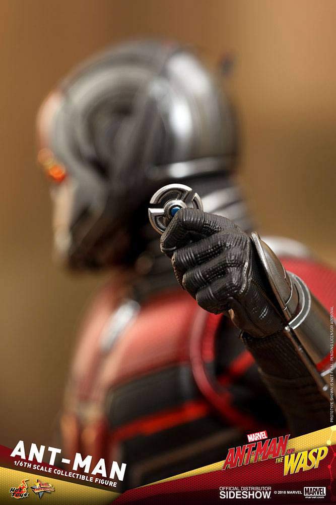 Hot Toys 1:6 Scale Ant-Man Action Figure - Movie Masterpiece Series Collectible for Marvel Fans & Display