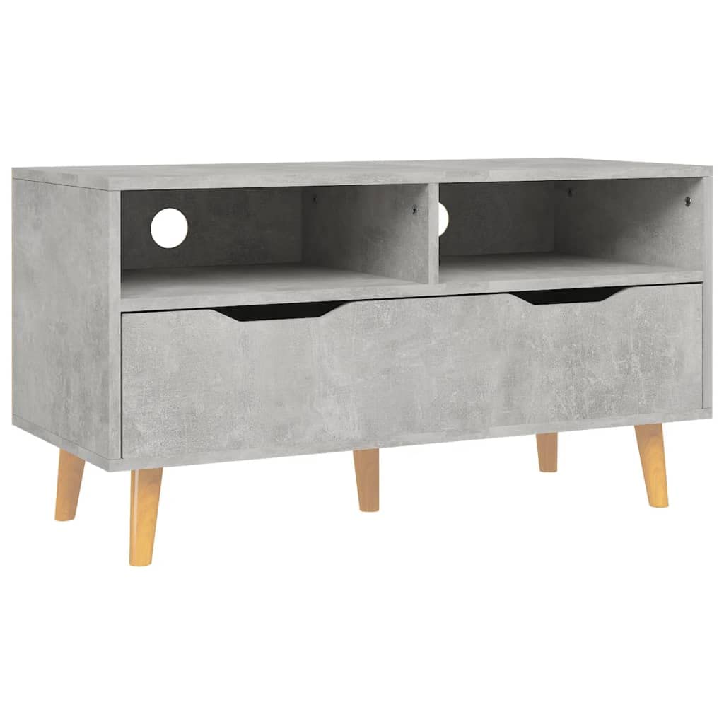 Modern TV Console Media Cabinet - 35.4