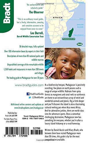 Madagascar Travel Guide by Bradt - Best Tips & Itineraries for Exploring Madagascar's Wildlife & Beaches | Perfect for Adventure Travelers & Nature Lovers