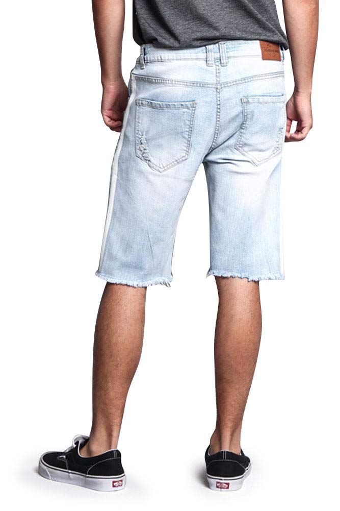 Men's Athletic Shorts with Contrast Side Band - Perfect for Running, Gym & Casual Wear