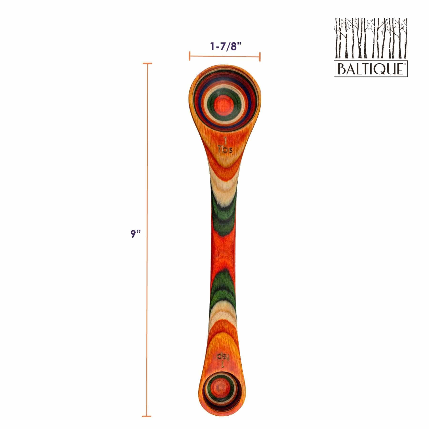 Baltique® Marrakesh Collection 2-in-1 Measuring Spoon Set - Stainless Steel Kitchen Utensils for Baking, Cooking & Coffee Measuring - Perfect for Home Chefs & Professional Bakers