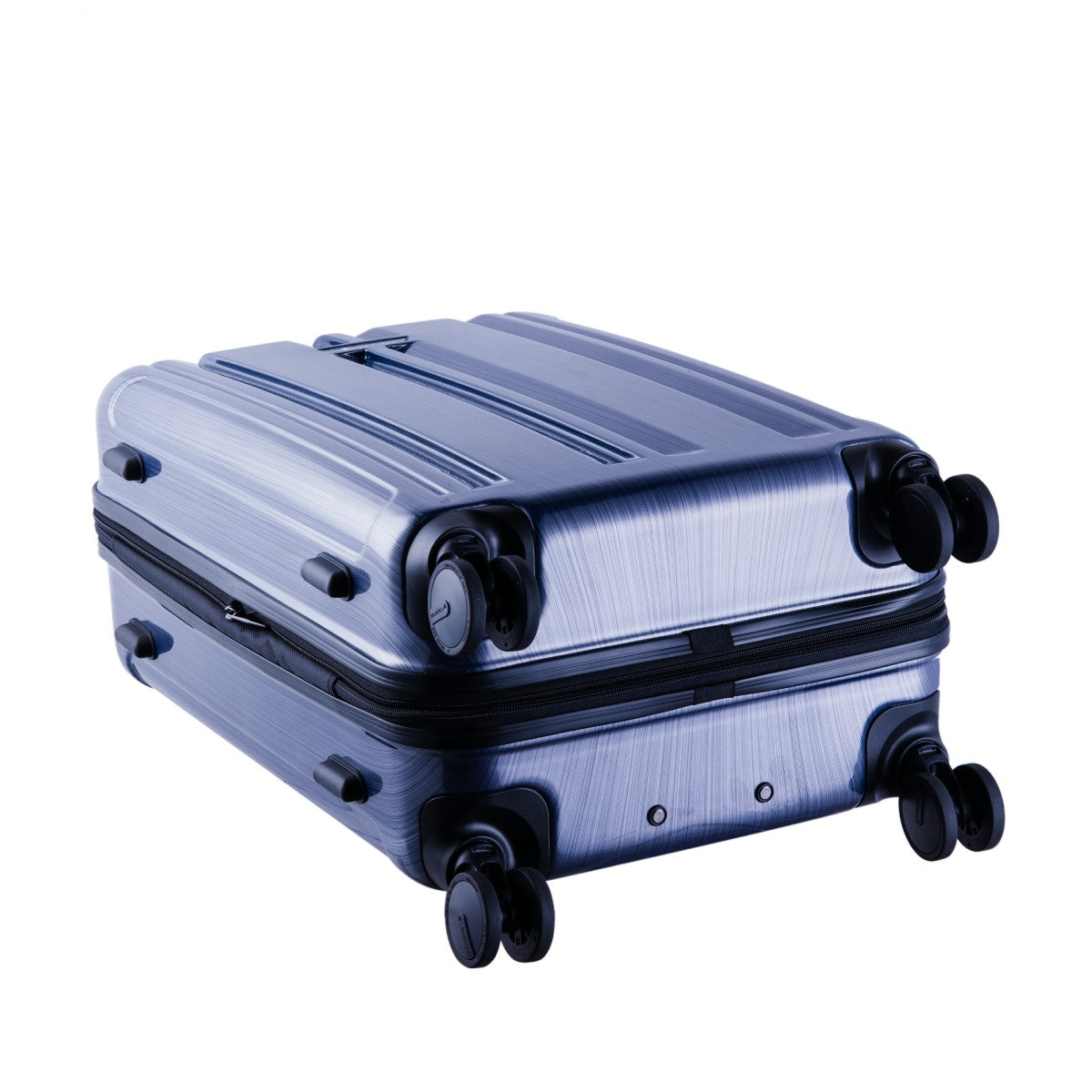 Daycrown 705 Brushed Silver 60MM HINOMOTO Silent Wheels PC Luggage Suitcase - Perfect for Business Travel & Airplane Carry-On