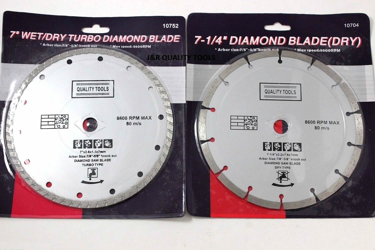 2 Pack Diamond 7-1/4 Inch Saw Blades for Bosch Circular Saw - Premium Cutting Discs for Wood, Metal & Tile - Perfect for DIY Projects & Professional Construction Work