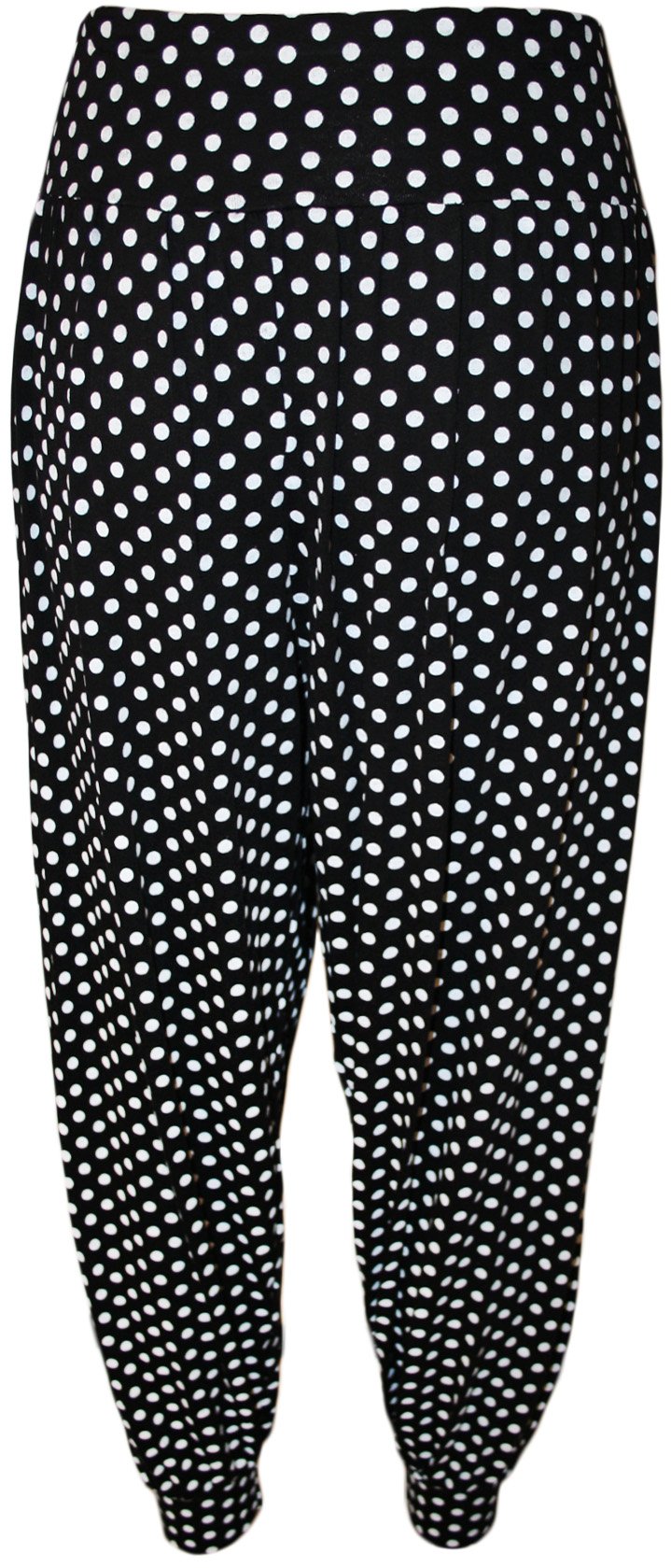 WearAll Women's Plus Size Printed Long Harem Pants (Sizes 8-22) - Comfortable Boho Lounge Pants for Yoga, Travel & Casual Wear
