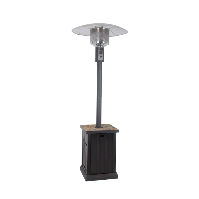 Amuri 1500W Propane Patio Heater with Table - Outdoor Gas Heater for Deck, Garden & Backyard - Perfect for Patio, Poolside & Camping Use