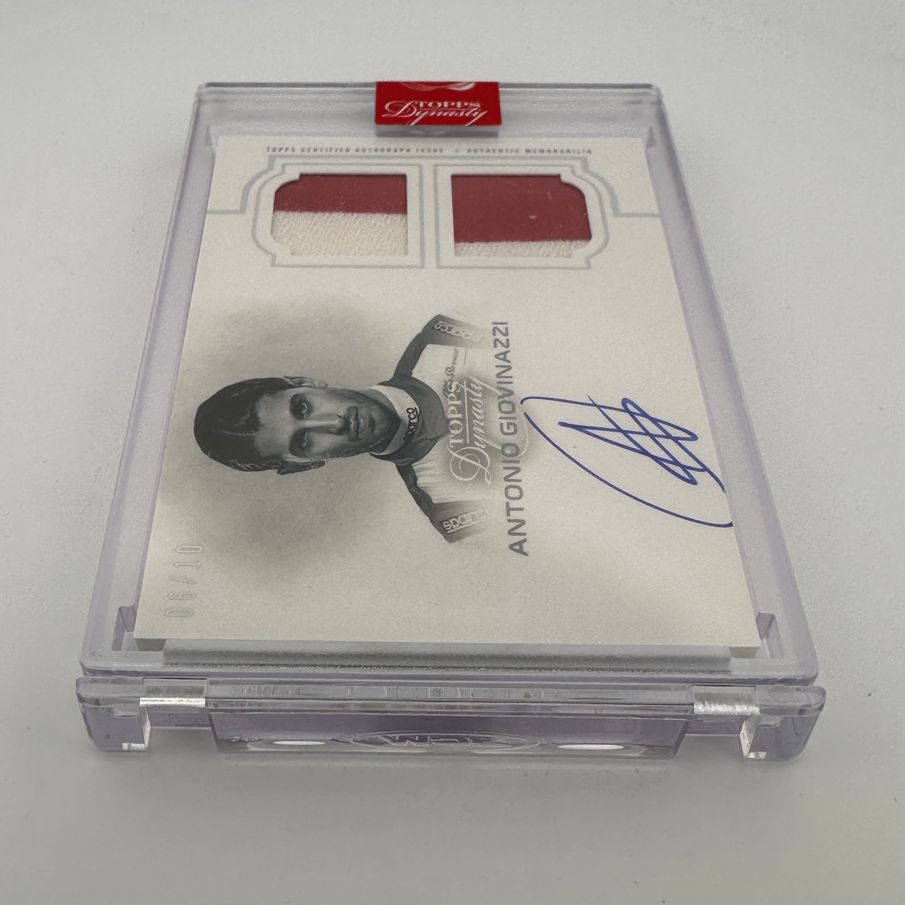 2020 Antonio Giovinazzi #SDA AG Dynasty Autograph Dual Relic Silver 06/10 - Rare Collectible for Racing Fans & Memorabilia Enthusiasts - Perfect for Display, Gifts, and Sports Collections