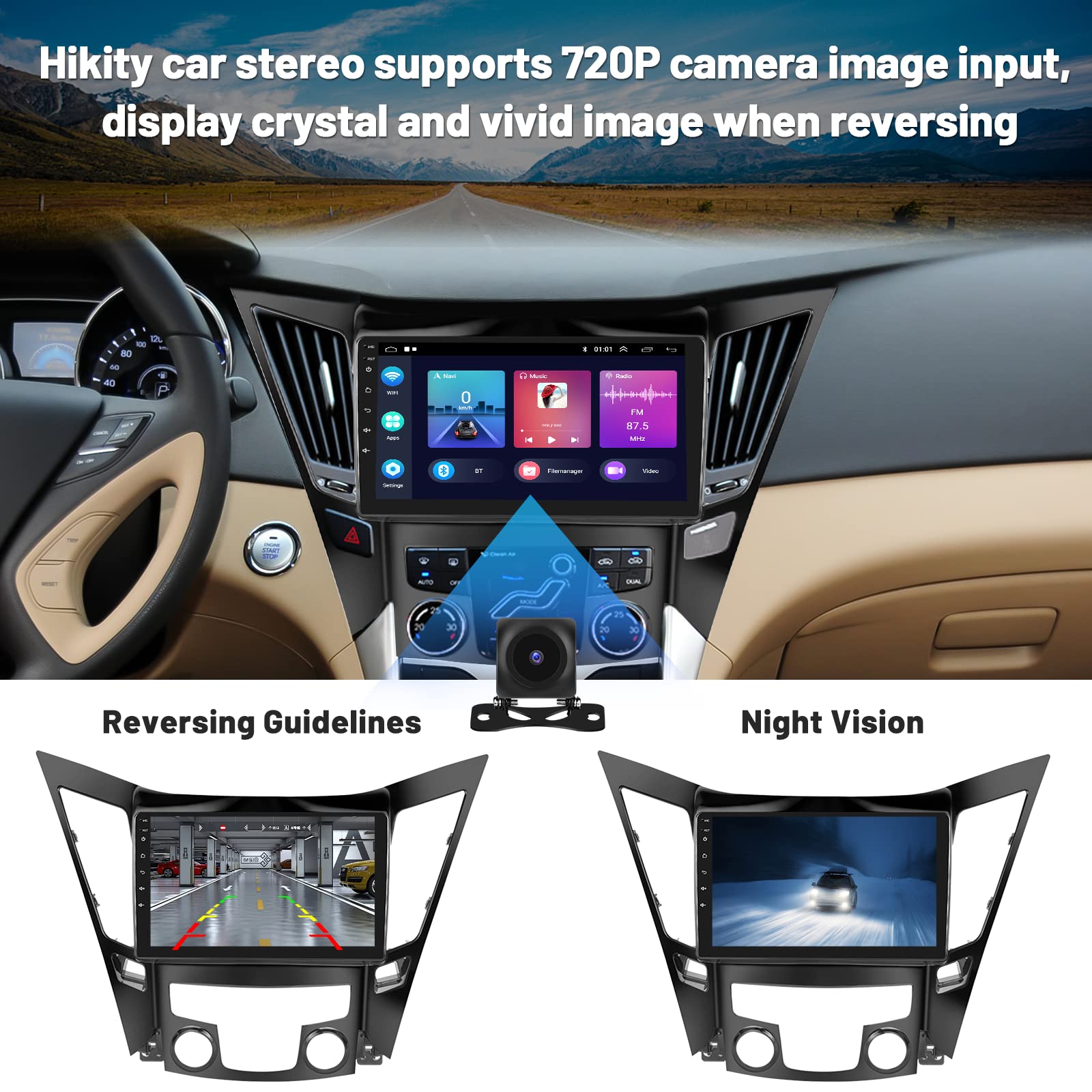 2+64GB Android 13 Car Stereo for Hyundai Sonata 2010-2015 | 9