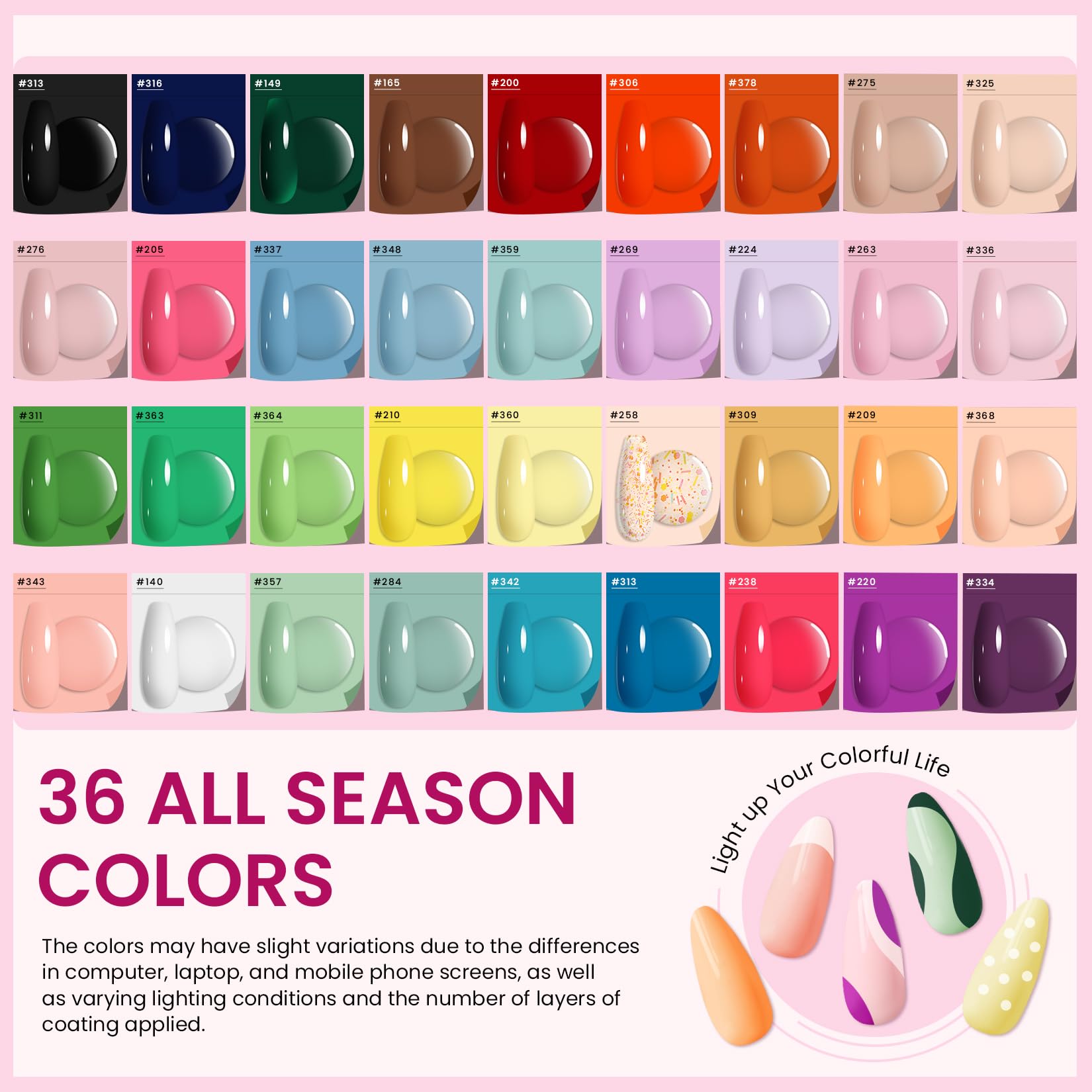 PHOENIXY 58Pcs Gel Nail Polish Kit with 48W UV LED Nail Lamp - Professional Manicure Set for Salon & Home Use - Perfect Gift for Women & DIY Nail Art Enthusiasts (Great for Parties, Weddings & Special Occasions)