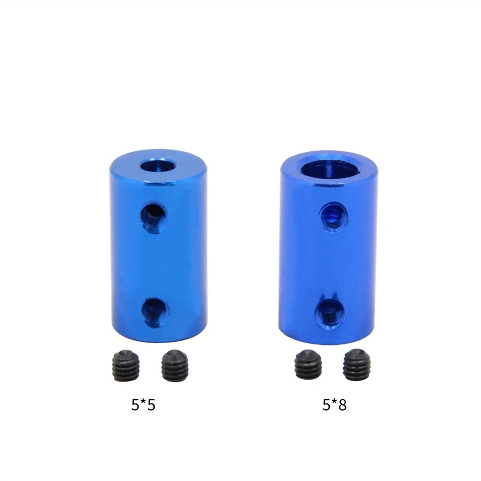 Aluminum Alloy Rigid Shaft Coupler 5x5/5x8mm for 3D Printer Stepper Motor - CNC Machine Parts