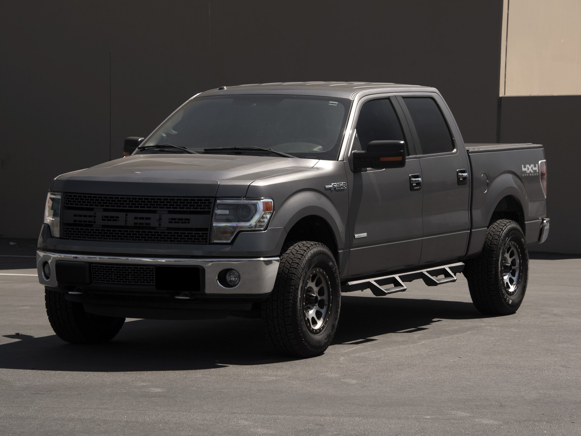 Armordillo USA 7170605 AR Series Drop Step Running Boards - Matte Black for 2015-2022 GMC Colorado Crew Cab | Heavy Duty Side Steps for Easy Truck Access & Off-Road Protection