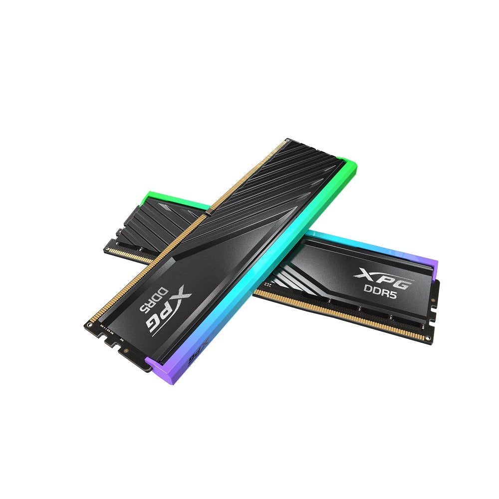 Adata XPG Lancer Blade RGB 32GB (16GBx2) 6000MHz CL30 DDR5 Gaming Memory Kit - Black | High-Speed RAM for PC Gaming, Streaming & Content Creation