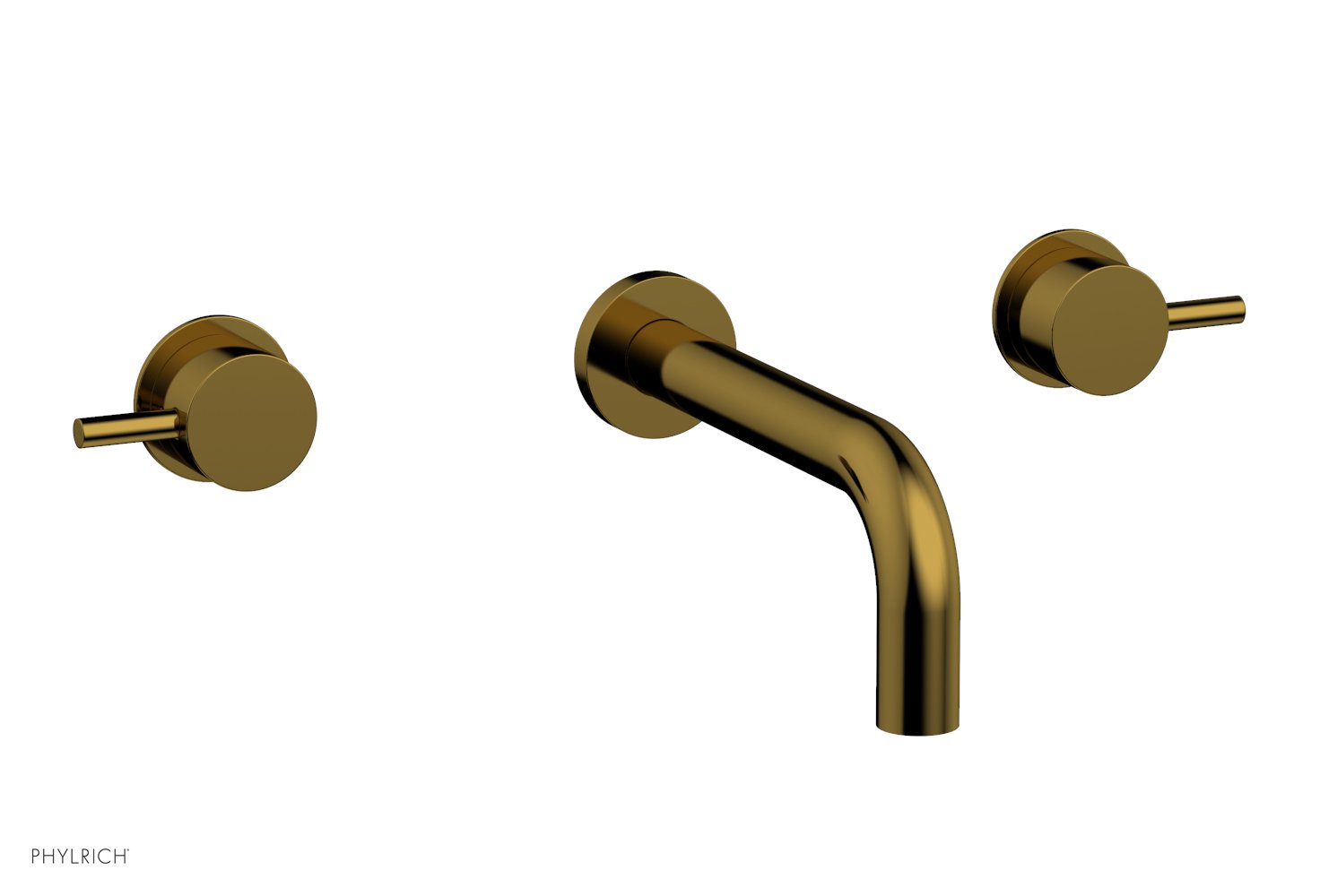 BASIC II Wall Mount Tub Faucet Set with Lever Handles - 230 59 - Perfect for Bathroom Renovation and Modern Home Decor