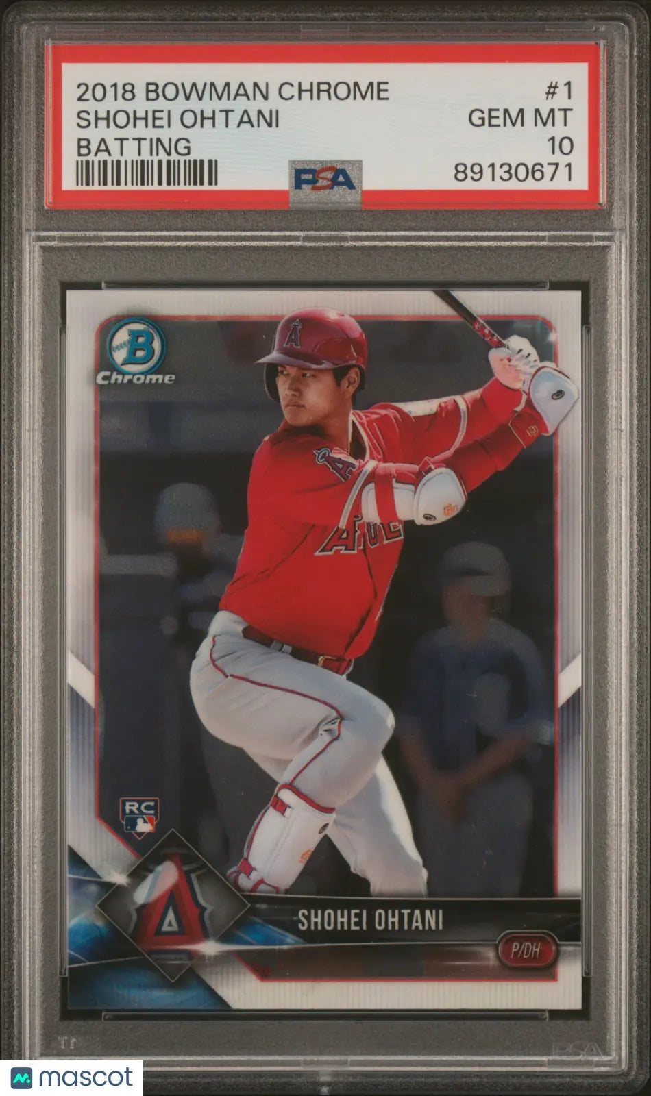 2018 Bowman Chrome Shohei Ohtani Rookie Card PSA 10 #1 - Baseball Collectible for Sports Memorabilia & Investment