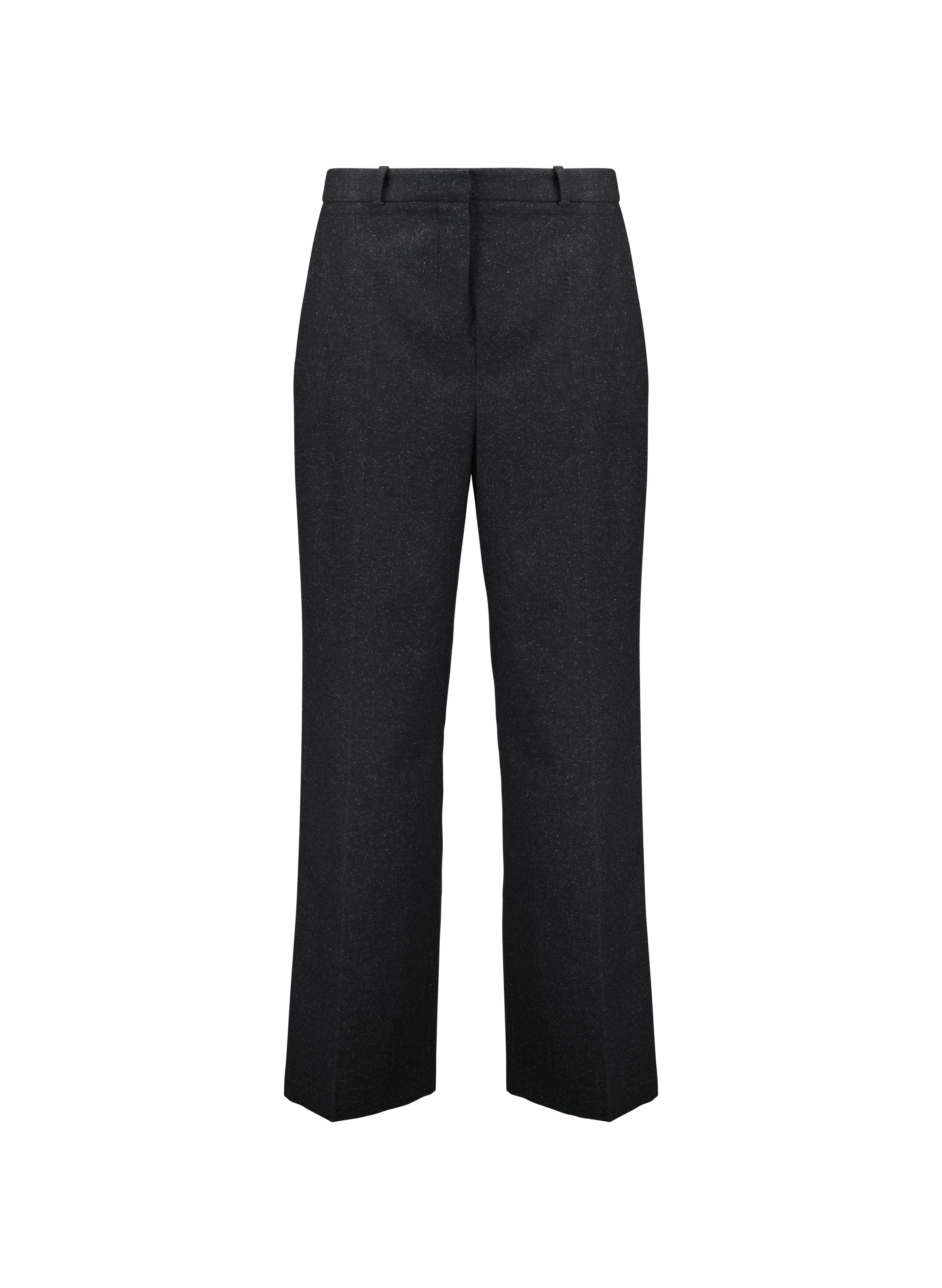 Gwynnie Women's Wool Blend Wide Leg Trousers - Comfortable High Waist Pants for Office, Travel & Casual Wear