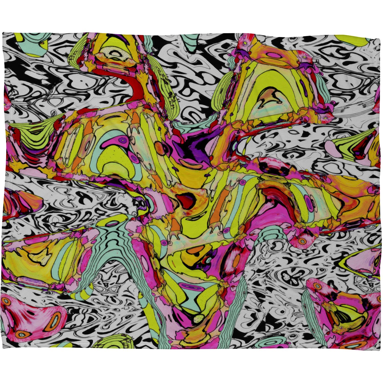 Deny Designs Ingrid Padilla Rush Fleece Throw Blanket - Soft & Cozy 60