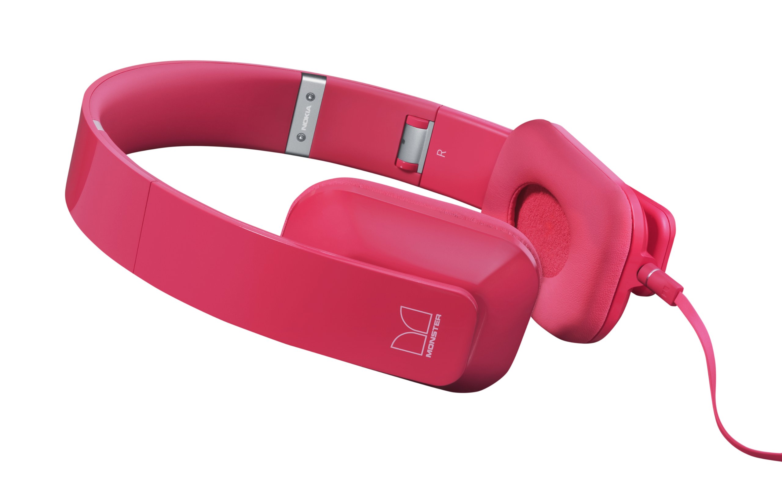 Monster WH930MA MAGENTA Nokia Purity On-Ear Stereo Headphones - Wireless Bluetooth Headset with Noise Cancelling for Music, Gaming & Travel