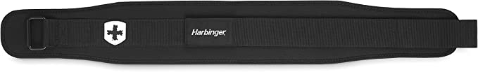 Harbinger Unisex 4.5-Inch Foam Core Weightlifting Belt - Black | Premium Support for CrossFit, Powerlifting & Strength Training
