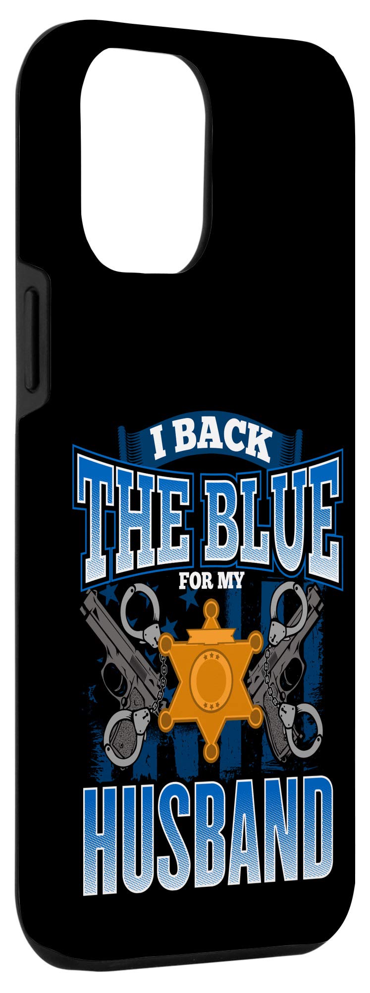 iPhone 12 Pro Max Case - Thin Protective Cover for iPhone 12 Pro Max | Back The Blue Police Gift | Honoring Law Enforcement | Perfect for Cops, Officers & First Responders | Ideal for Duty, Work & Everyday Use