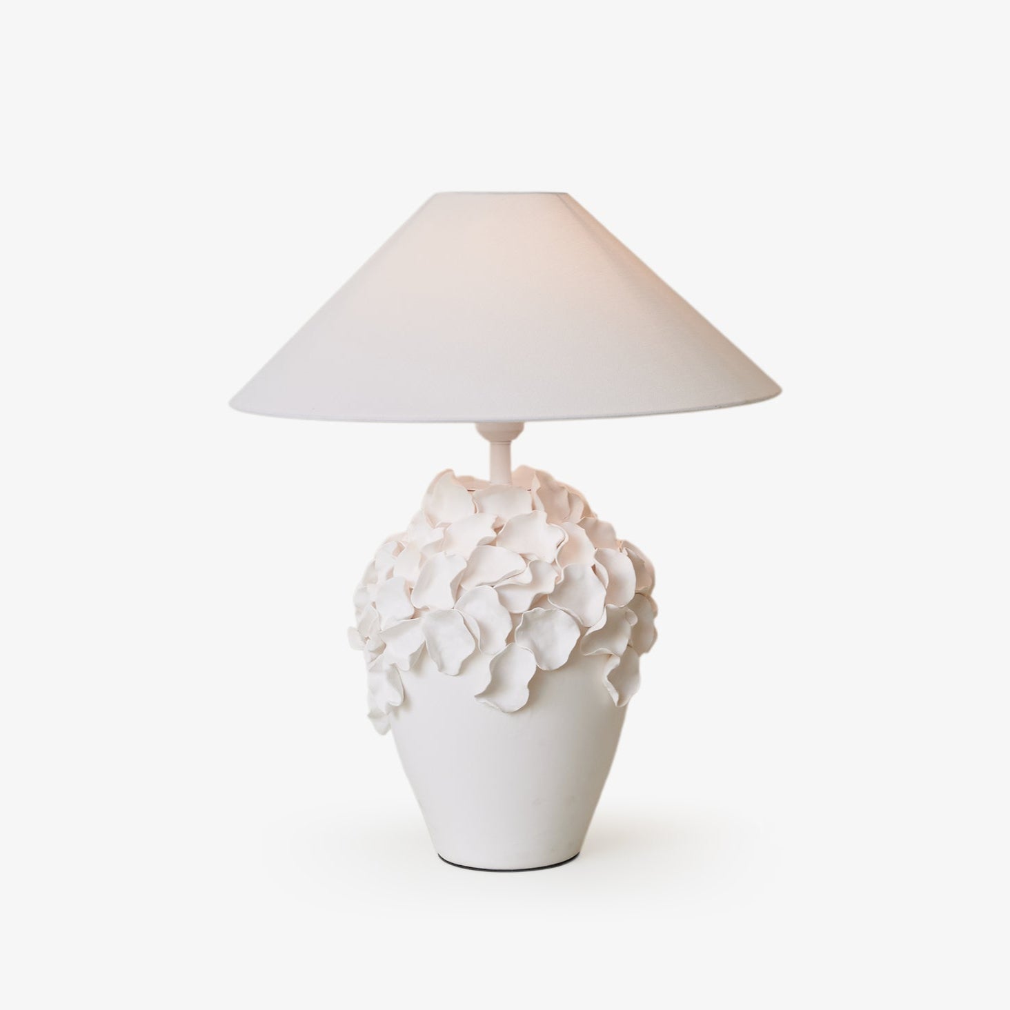 Florae Ceramic Table Lamp - Modern Home Decor for Living Room, Bedroom & Office - Elegant Lighting for Cozy Ambience