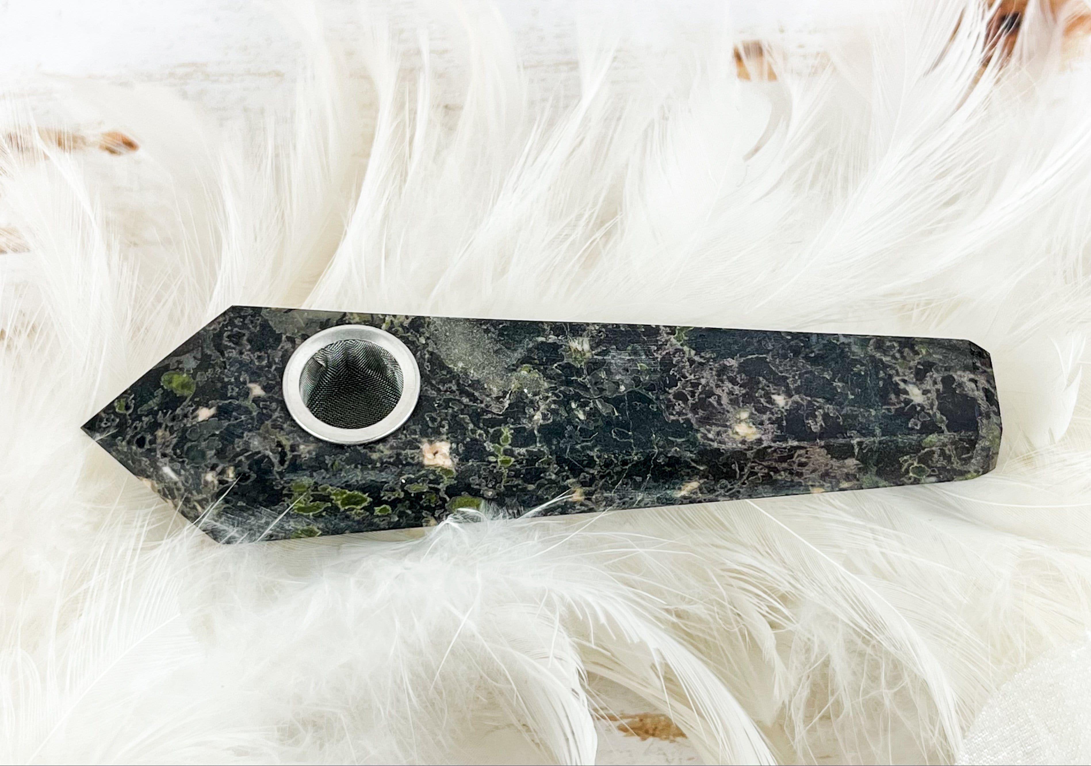 Premium Handcrafted Crystal Pipes for Smoking - Rose Quartz, Amethyst & More | Natural Stone Glass Pipes for Herbal Use, Meditation & Relaxation | Perfect Gift for Spiritual Enthusiasts