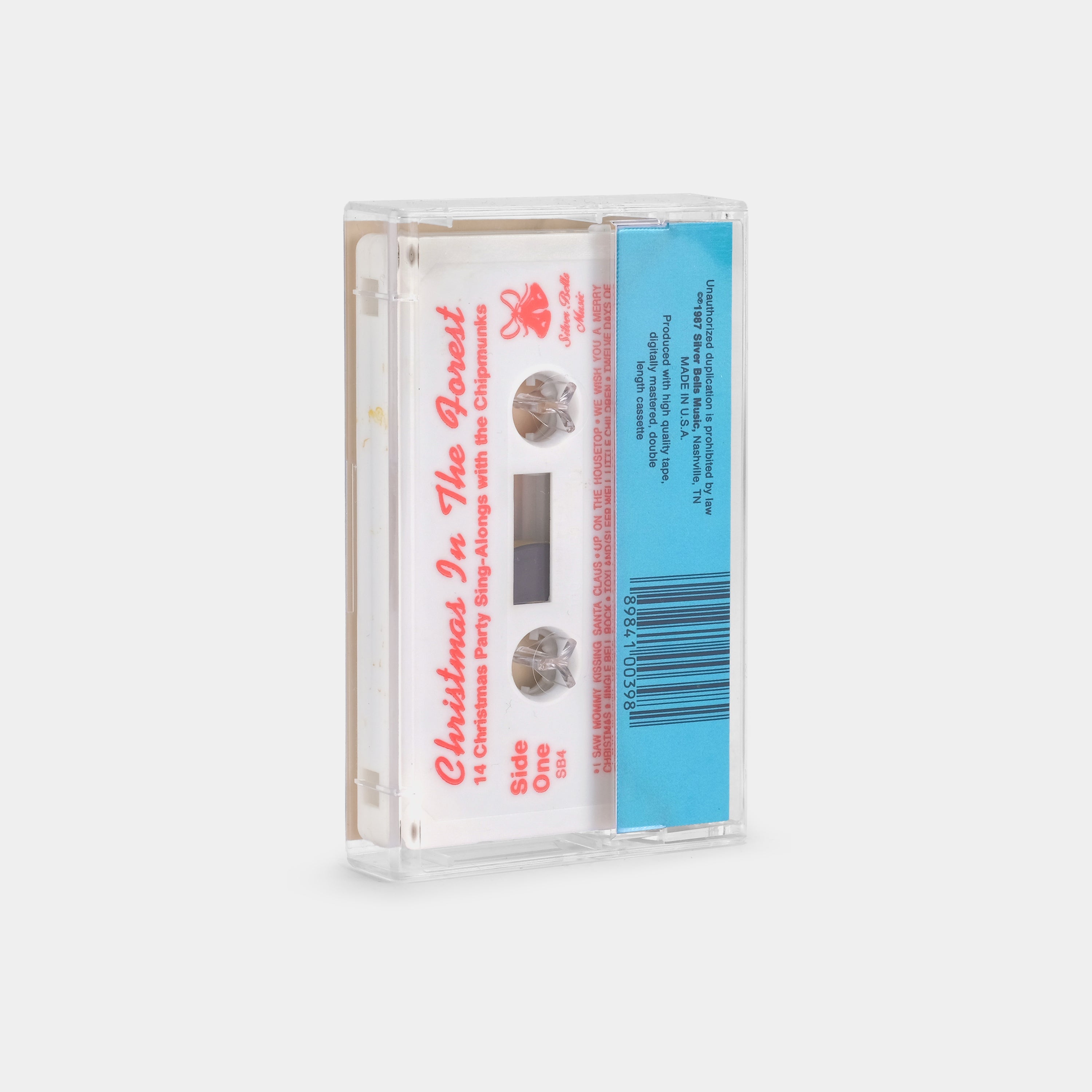 Christmas In The Forest: 14 Festive Holiday Party Sing-Along Songs with The Chipmunks (Cassette Tape) - Perfect for Family Gatherings, Christmas Celebrations & Nostalgic Music Lovers