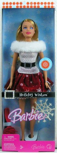 Barbie Holiday Wishes Doll - Collectible Fashion Doll with Festive Outfit | Perfect Christmas Gift for Kids & Collectors | Great for Holiday Decorations, Birthday Presents & Playtime Fun