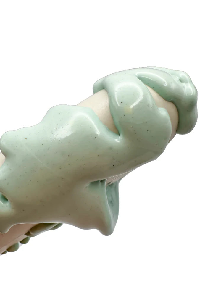 Ritual Glaze △5 6 Gumdrop Pastel Turquoise Ceramic Vase - Elegant Home Decor for Living Room, Bedroom & Wedding Centerpieces
