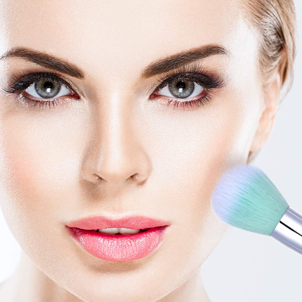 Premium Synthetic Makeup Brush Set - Eyeshadow, Foundation, Blending & Concealer Brushes for Flawless Application | Durable & Long-Lasting | Includes Travel Makeup Bag | Perfect for Daily Makeup, Professional Use & On-The-Go Touch-Ups