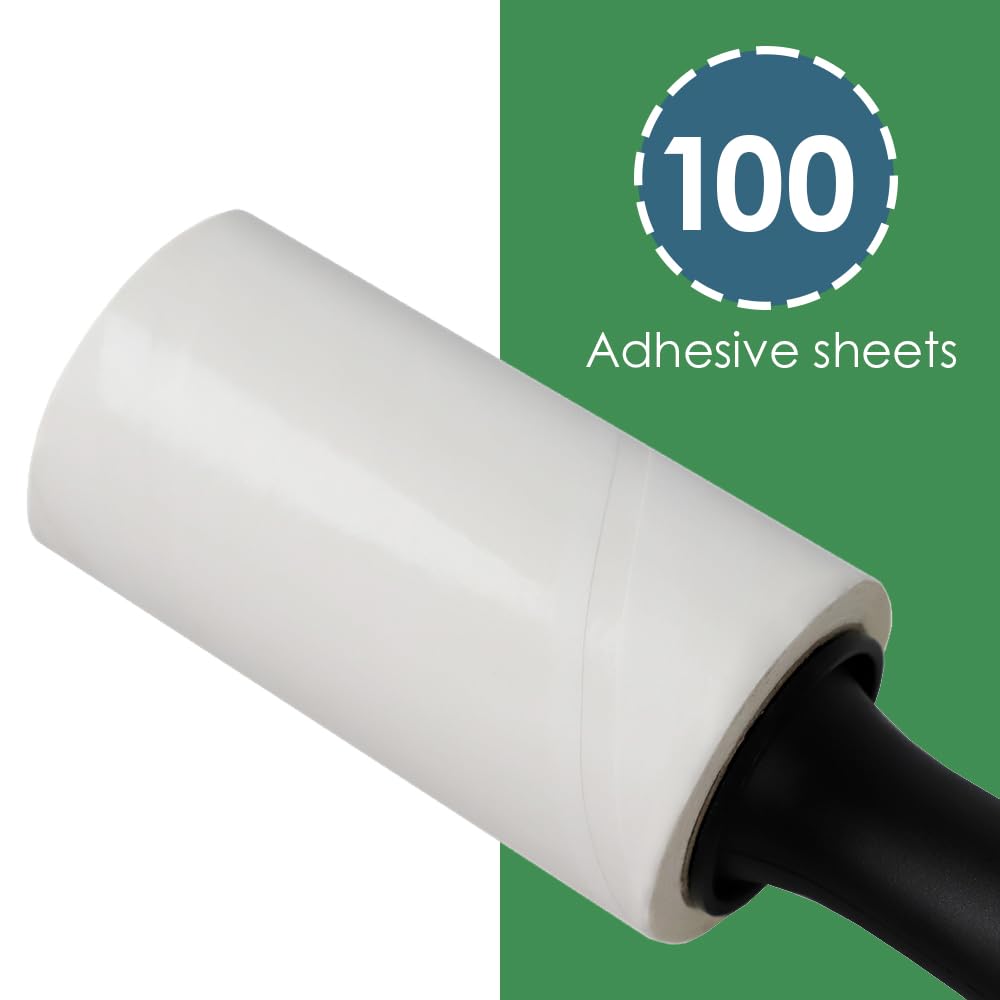 Home Basics 100 Sheet Lint Remover - Reusable Fabric Shaver for Clothes, Furniture & Pet Hair - Perfect for Sweaters, Blankets & Upholstery Care